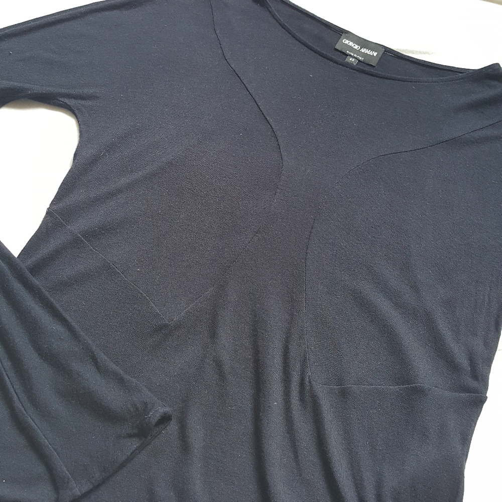 Armani soft viscose/cashmere top
